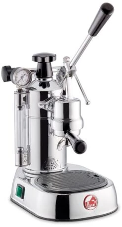 La Pavoni LPLPLQ01UK Professional Lusso Lever Coffee Machine Stainless Steel And Black
