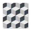 Denby Grey Geometric Squares Placemats Set Of 6 -Homeware Shop 50604 32238