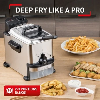 Tefal FR701640 Semi-Professional Deep Fryer- Grey 4 Tefal FR701640 Semi-Professional Deep Fryer- Grey - Image 2