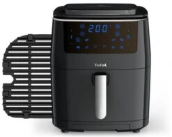 Tefal FW201827 Tefal EasyFry 3in1 Digital Air Fryer Grill & Steamer 6.2L - Black