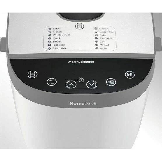 Morphy Richards 502001 Homebake Breadmaker - White 5 Morphy Richards 502001 Homebake Breadmaker - White - Image 3