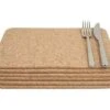 Rectangular Table Mats In Cork Set Of 6 2 Rectangular Table Mats In Cork Set Of 6 -Homeware Shop 51978 27994