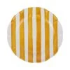 Amalfitana Yellow Stripe Dinner Plate -Homeware Shop AMA 4100Y 1 1800x1800