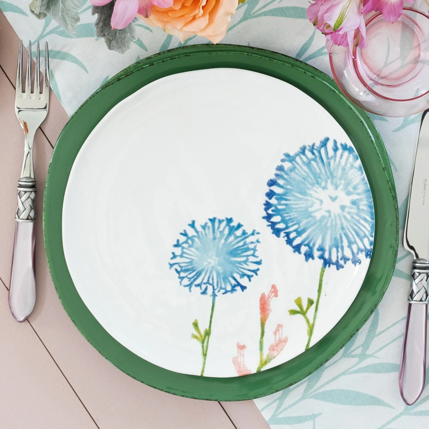 Fiori Di Campo Assorted Salad Plates - Set Of 4 10 Fiori Di Campo Assorted Salad Plates - Set Of 4 - Image 8