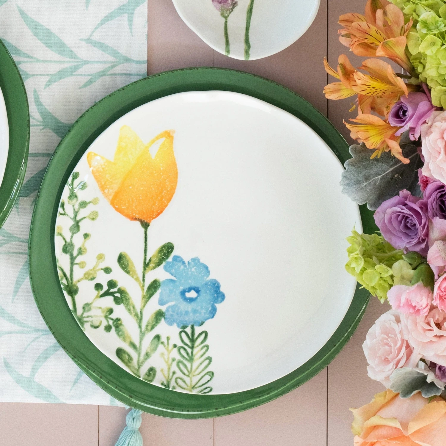 Fiori Di Campo Assorted Salad Plates - Set Of 4 12 Fiori Di Campo Assorted Salad Plates - Set Of 4 - Image 10