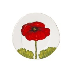 Lastra Poppy Salad Plate