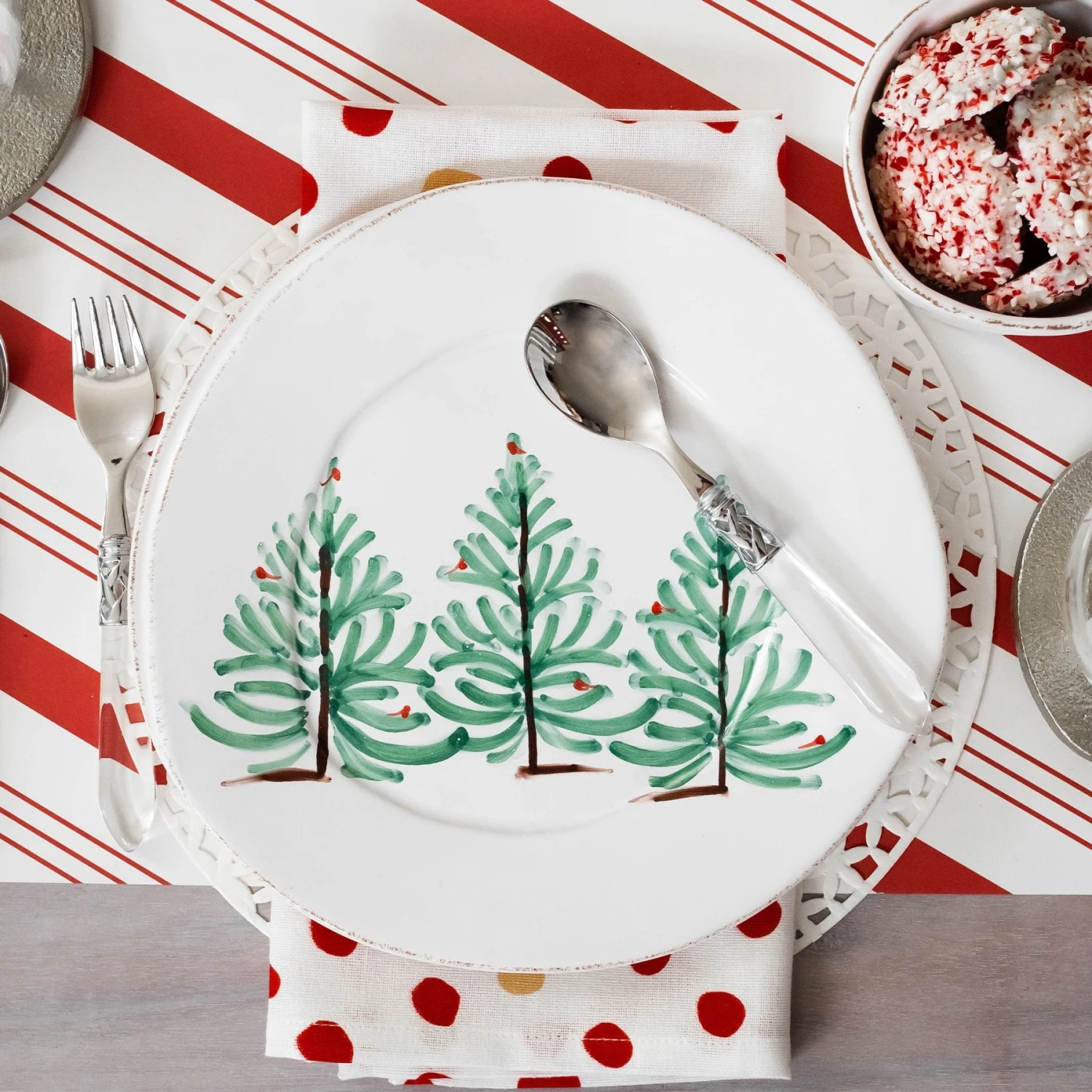 Melamine Lastra Holiday Dinner Plate 6 Melamine Lastra Holiday Dinner Plate - Image 4