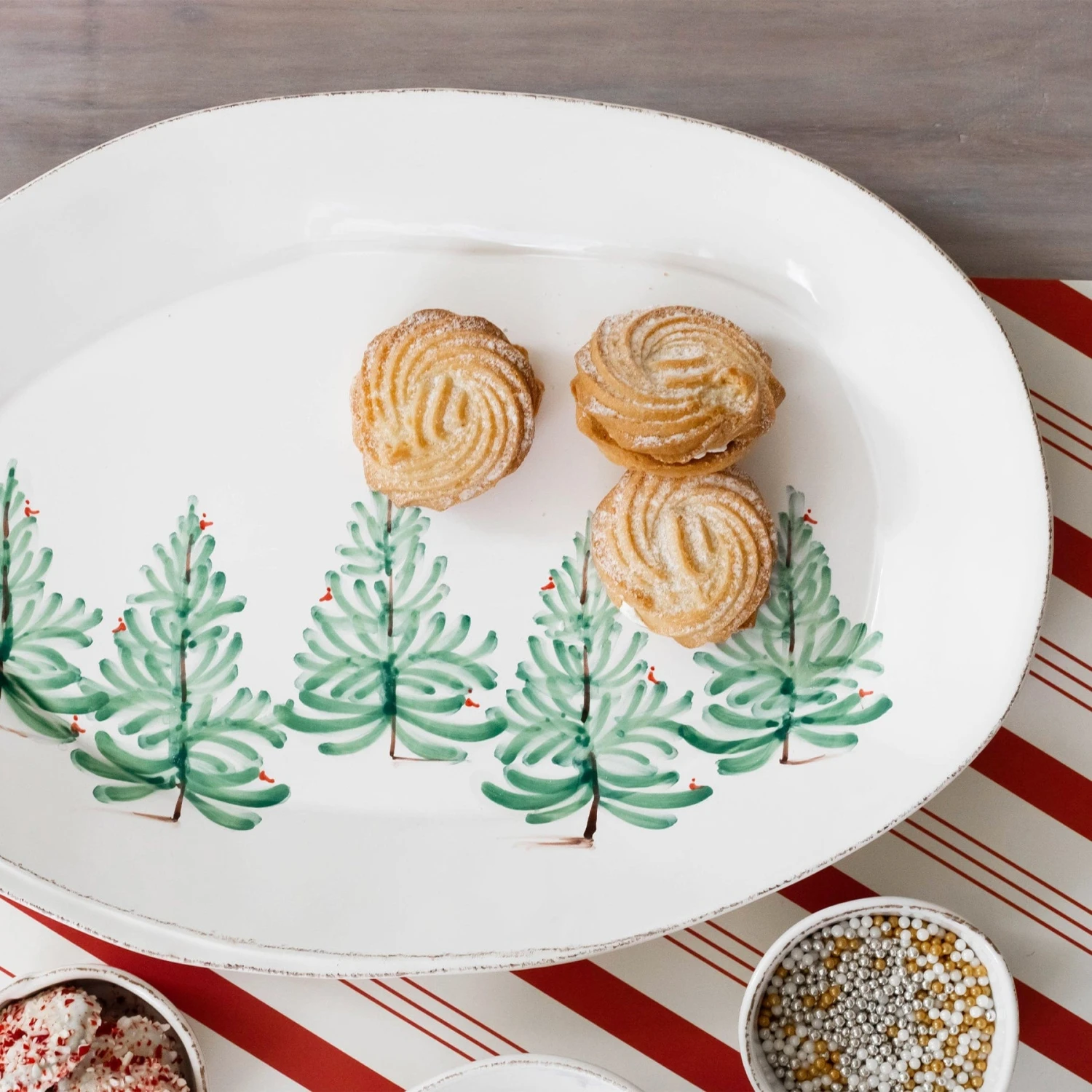 Melamine Lastra Holiday Oval Platter 5 Melamine Lastra Holiday Oval Platter - Image 3