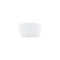 Melamine Lastra White Condiment Bowl