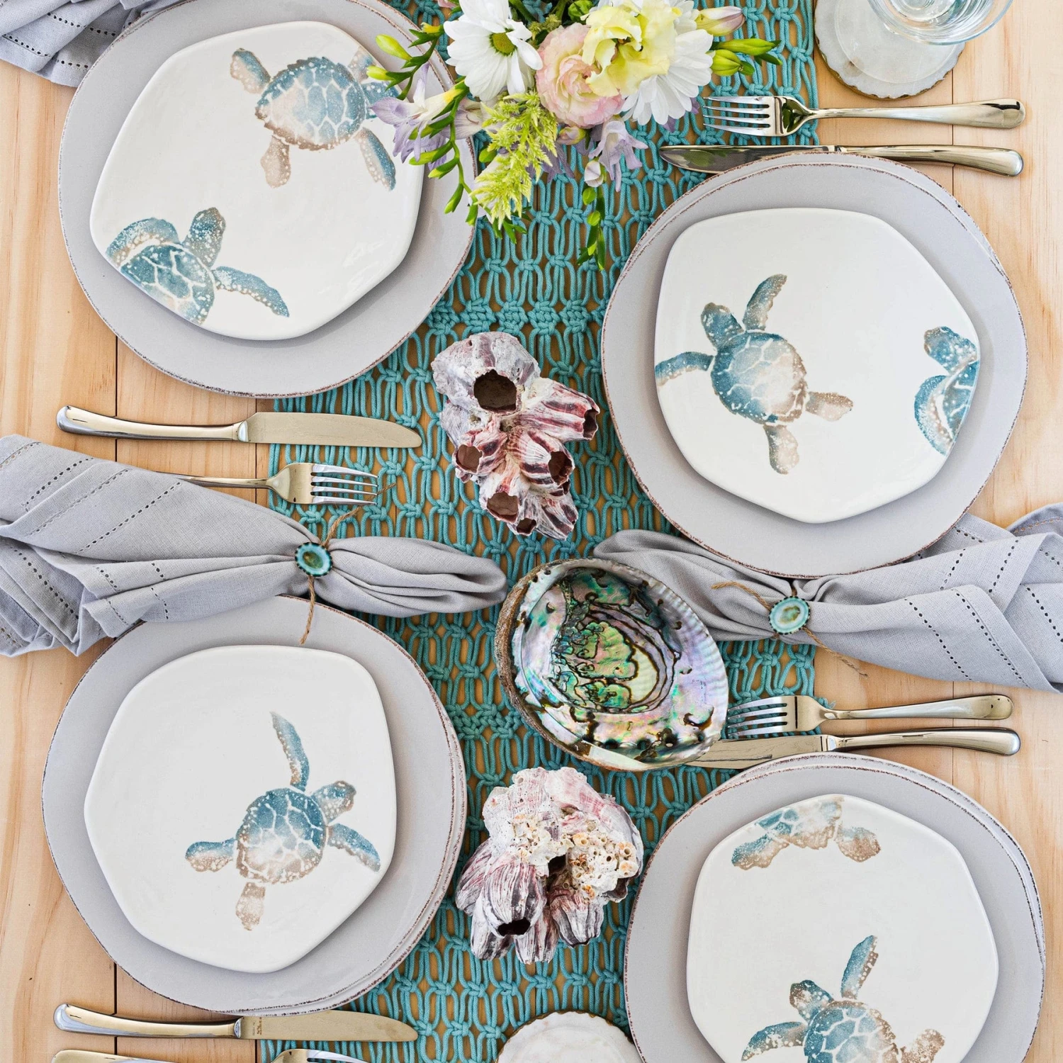 Tartaruga Turtle With Tail Salad Plate 4 Tartaruga Turtle With Tail Salad Plate - Image 2