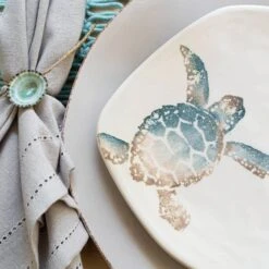 Tartaruga Turtle With Tail Salad Plate 9 Tartaruga Turtle With Tail Salad Plate -Homeware Shop TAR 9701D LSALT 2 1800x1800