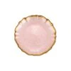 Baroque Glass Pink Cocktail Plate -Homeware Shop VPAS 5219PI 1 1800x1800