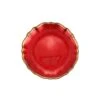 Baroque Glass Red Cocktail Plate -Homeware Shop VPAS 5219R 1 1800x1800