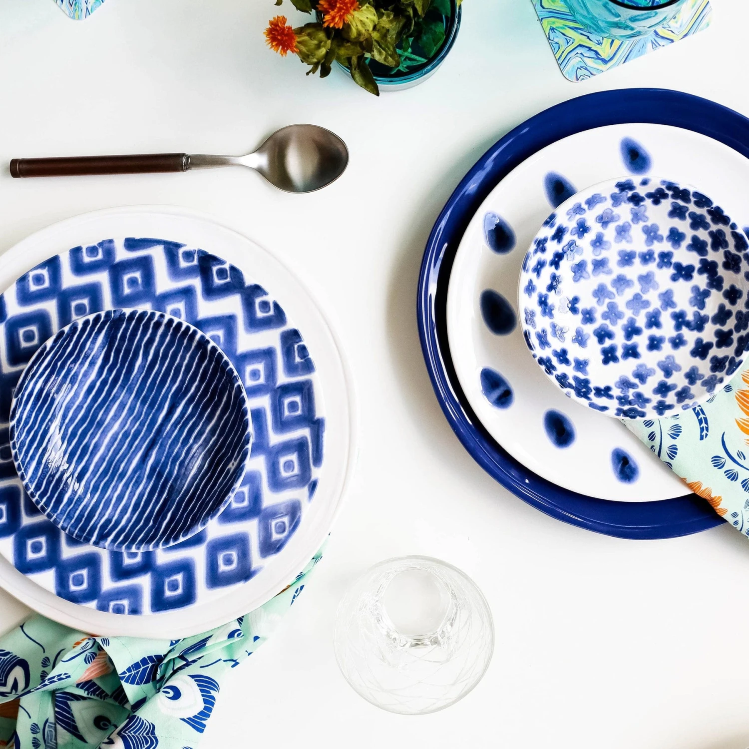 Santorini Dot Salad Plate 6 Santorini Dot Salad Plate - Image 4