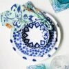 Santorini Flower Salad Plate -Homeware Shop VSAN 003001C LSALT 3 1800x1800