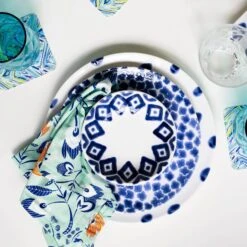 Santorini Flower Salad Plate 9 Santorini Flower Salad Plate -Homeware Shop VSAN 003001C LSALT 4 1800x1800