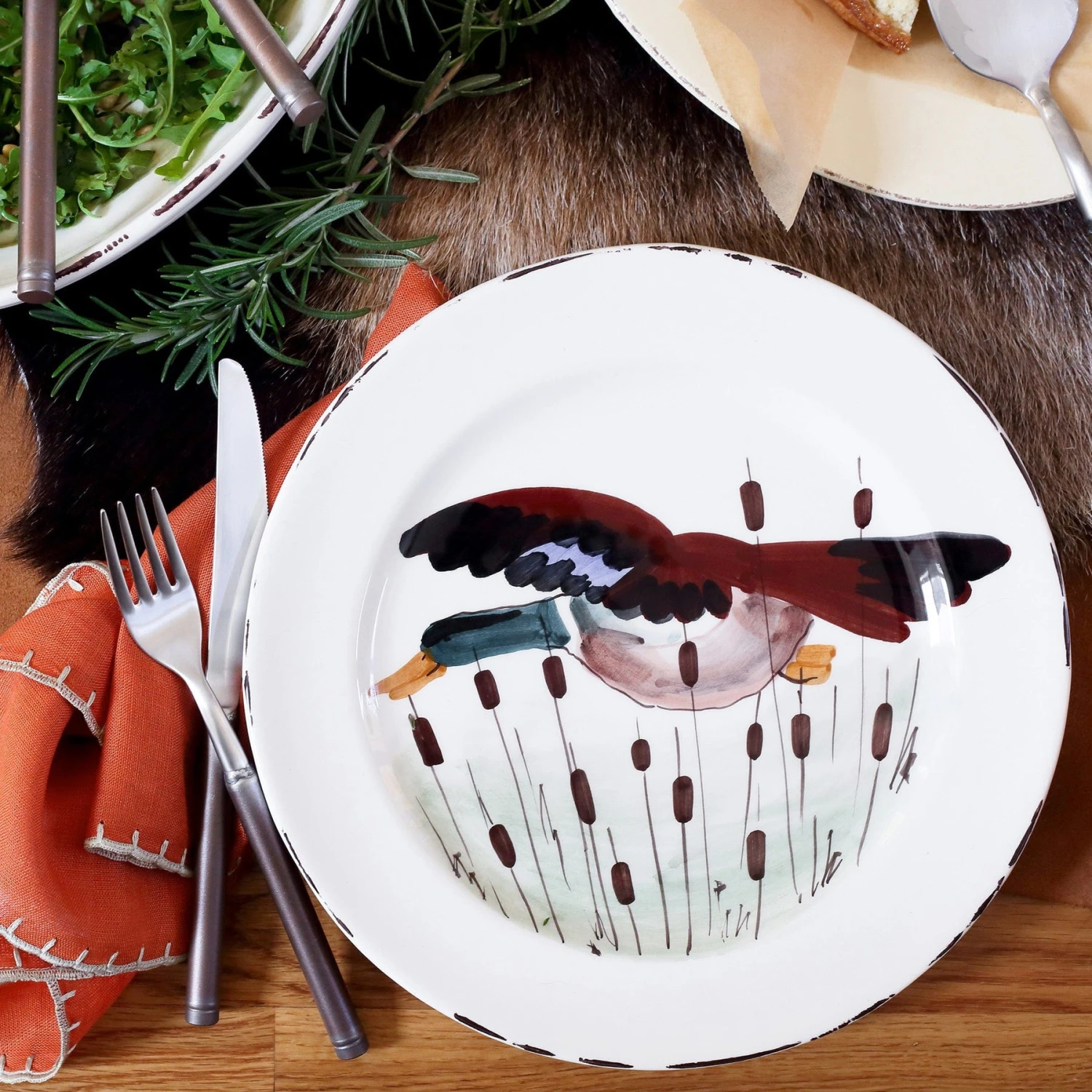 Wildlife Mallard Dinner Plate 4 Wildlife Mallard Dinner Plate - Image 2