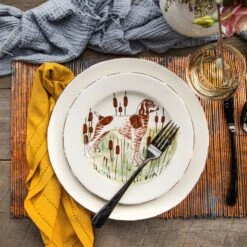 Wildlife Spaniel Salad Plate -Homeware Shop WDL 7801S 3 1800x1800
